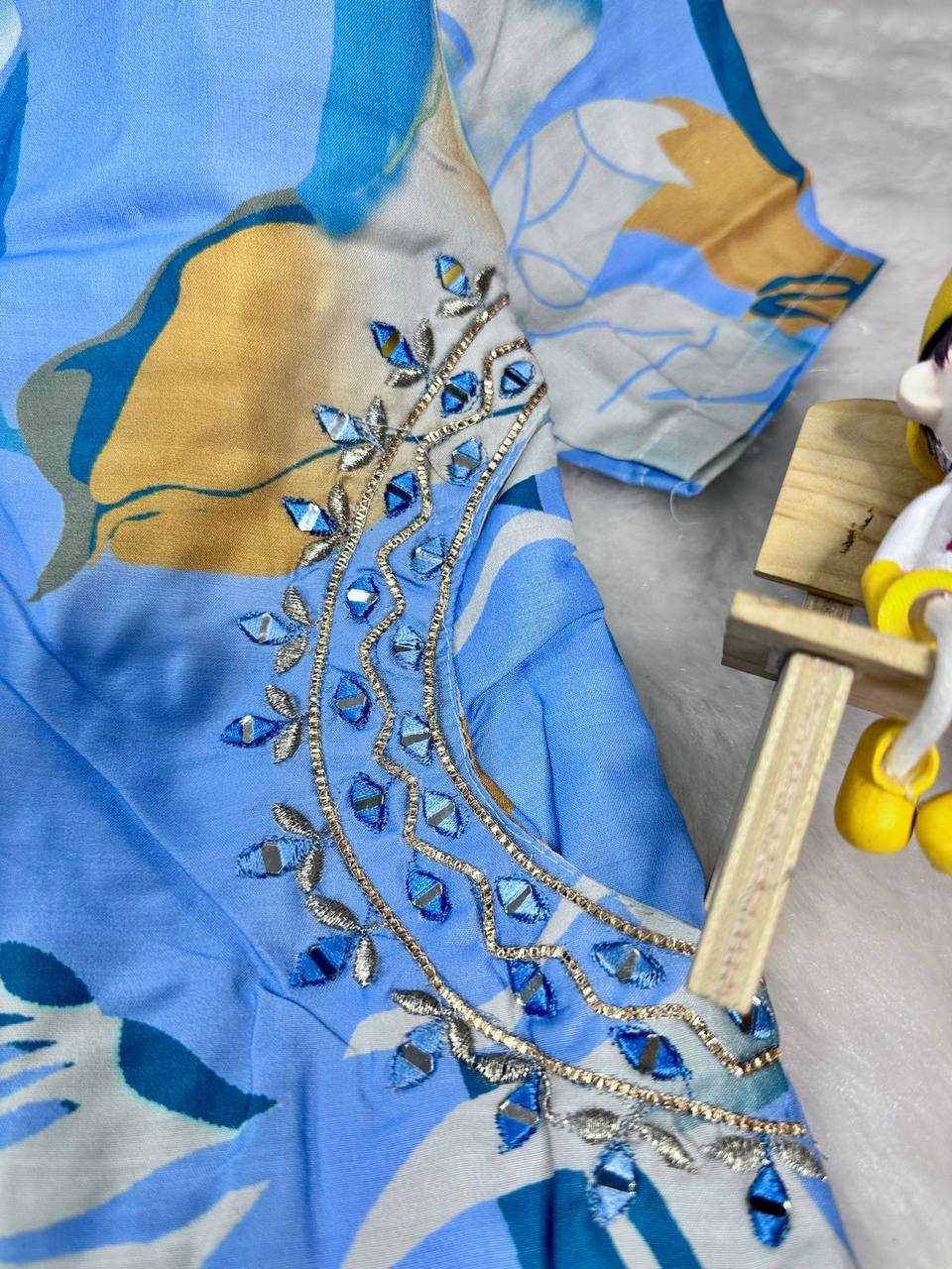 Ynf Muslin Silk KESH531 1032 Kurti Wholesale Festive Kurtis Embroidered Kurtis Kurti With Palazzo Kurtis With Pockets Manufacturer- Kapda Export