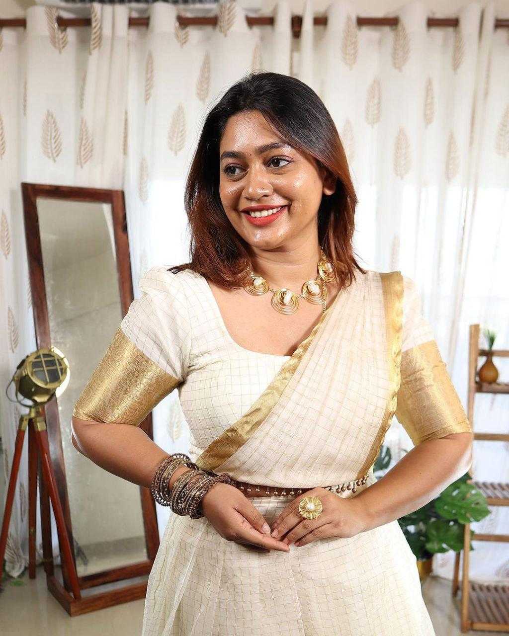 Ynf Organza RIN222 Onam super Lehengas Festive Collections Wholesale Designer Lehenga White Lehenga Onam Collections Manufacturer- Kapda Export