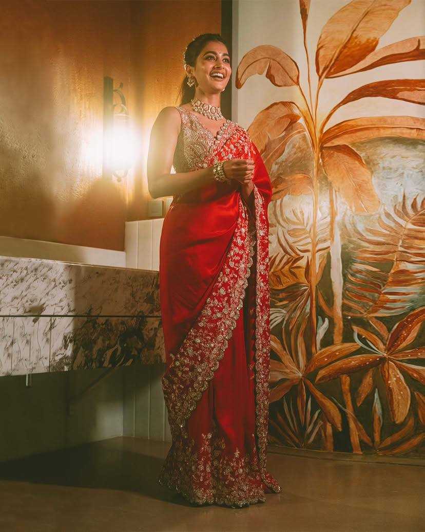 Ynf Rangoli Silk KESH556 302 Silk Sarees Bollywood Collections Wholesale Embroidered Silk Sarees Pooja Hedge Manufacturer- Kapda Export