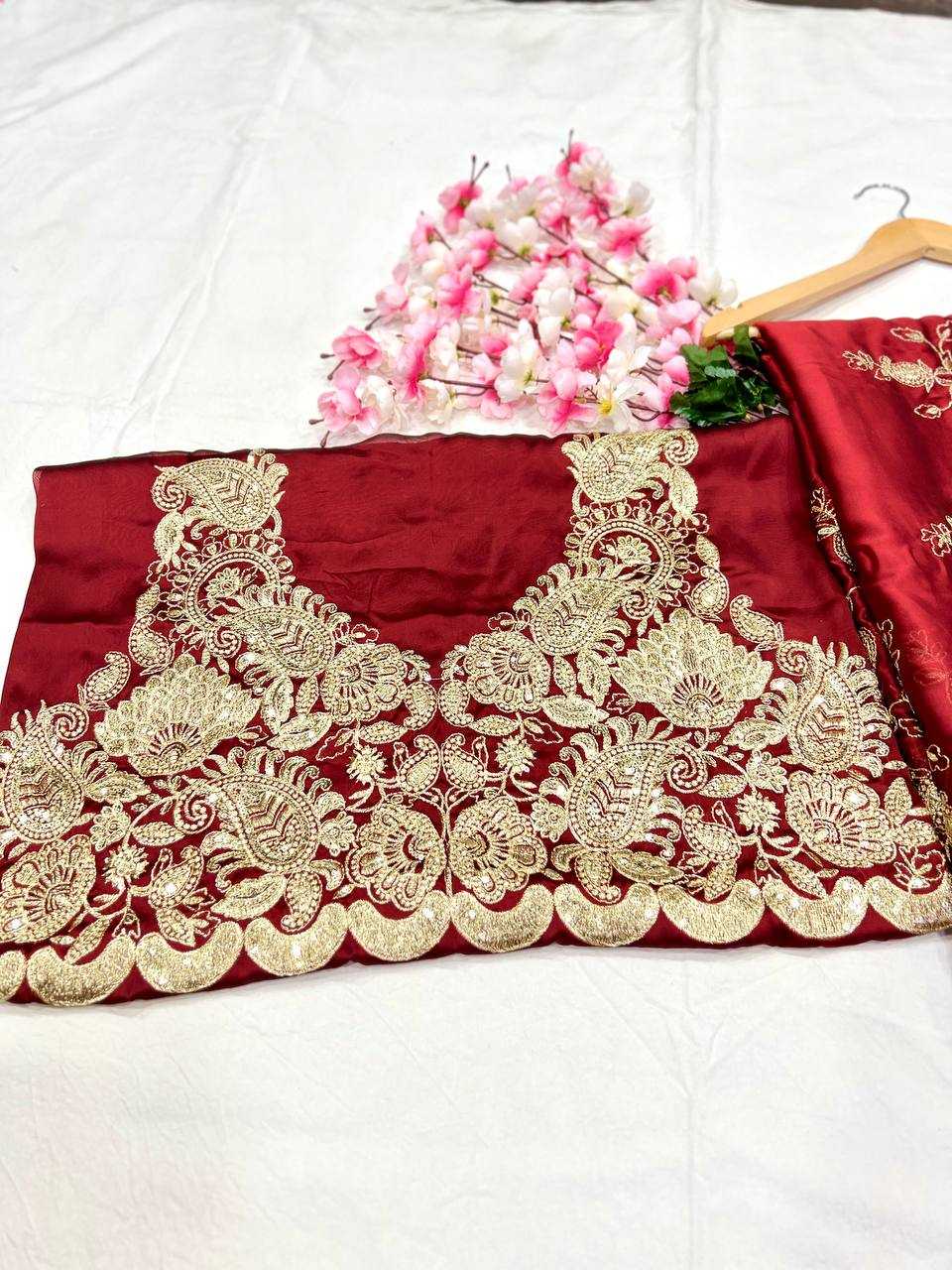 Ynf Rangoli Silk KESH556 302 Silk Sarees Bollywood Collections Wholesale Embroidered Silk Sarees Pooja Hedge Manufacturer- Kapda Export