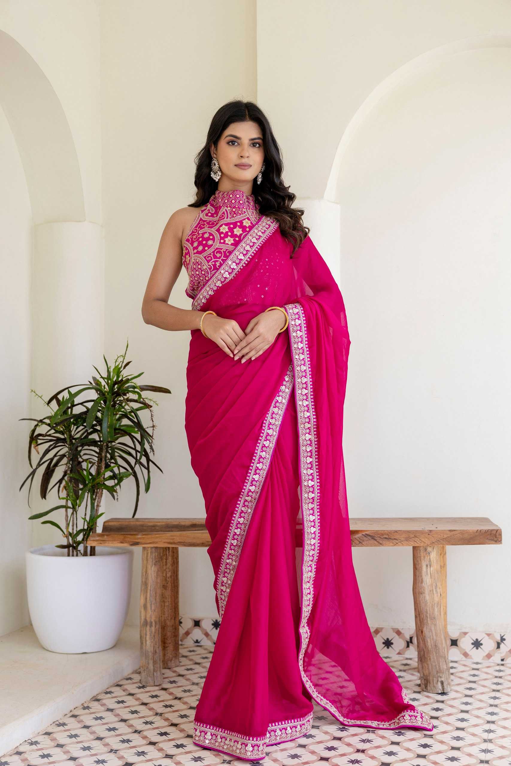 Ynf Rangoli Silk RIN228 319 Sarees Wedding Collections Festive Collections Wholesale Silk Sarees Sarees With Blouse Pink Sarees Manufacturer- Kapda Export