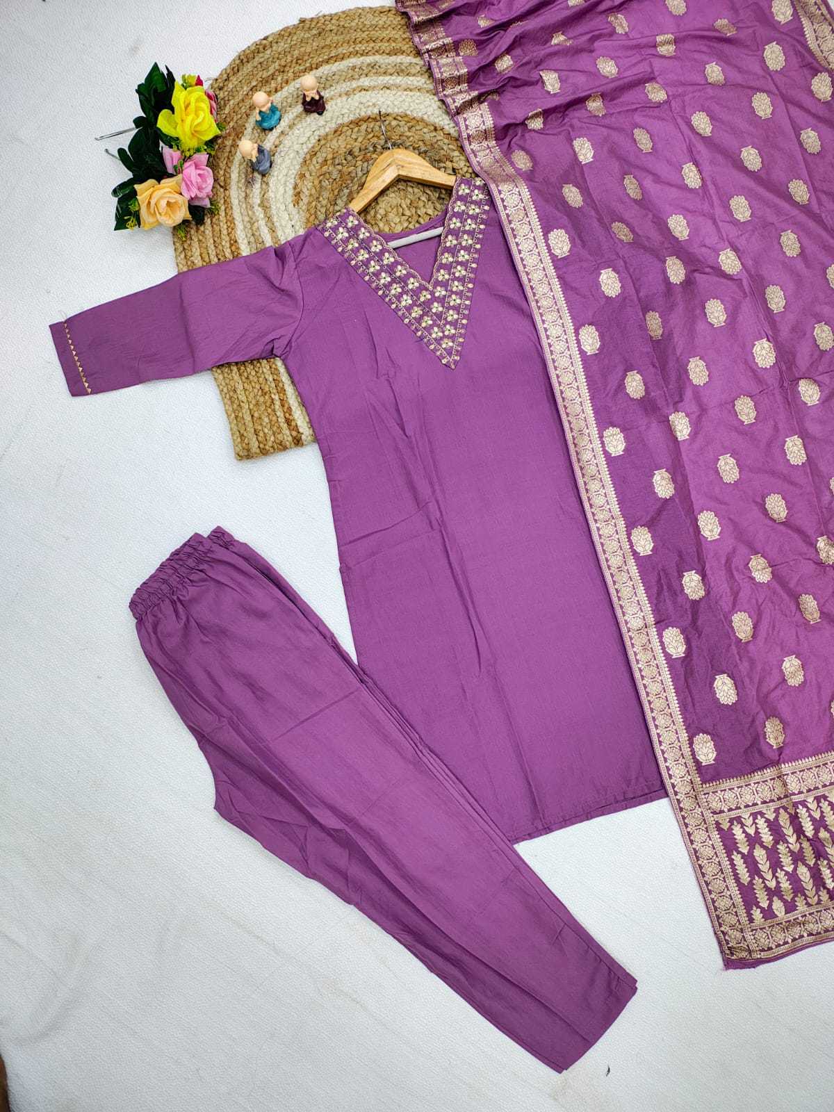 Ynf Rayon RIN222 K4 Kids Wear Wholesale Top & Pant Embroidered Frock Kids Designer Frock Manufacturer- Kapda Export