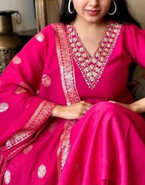 Ynf Rayon RIN222 K4 Kids Wear Wholesale Top & Pant Embroidered Frock Kids Designer Frock Manufacturer- Kapda Export