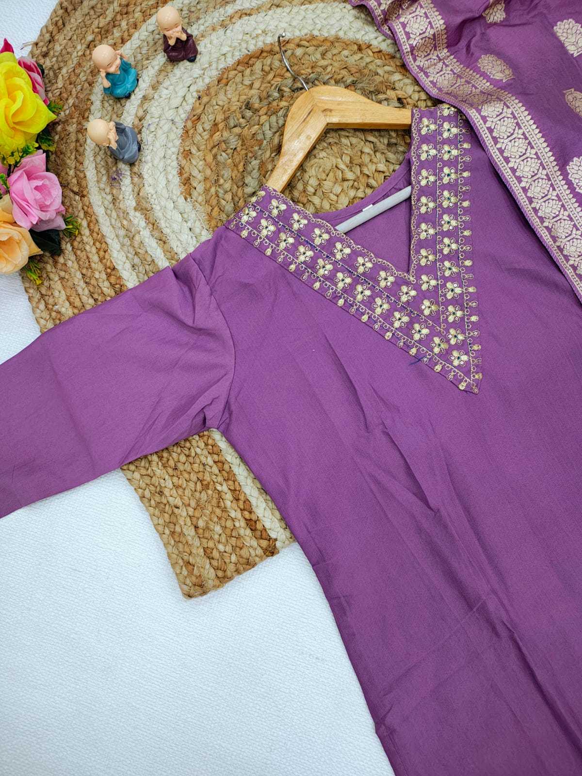Ynf Rayon RIN222 K4 Kids Wear Wholesale Top & Pant Embroidered Frock Kids Designer Frock Manufacturer- Kapda Export