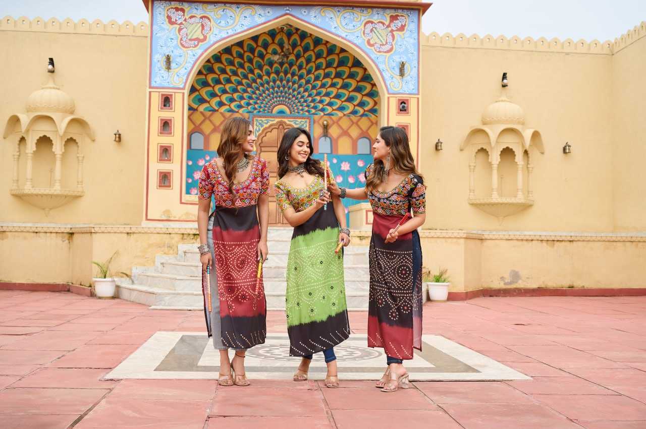 Ynf Reyon Cotton KESH489 1190 Kurti Wholesale Printed Kurtis Half Sleeve Kurtis Round Neck Kurtis Manufacturer- Kapda Export