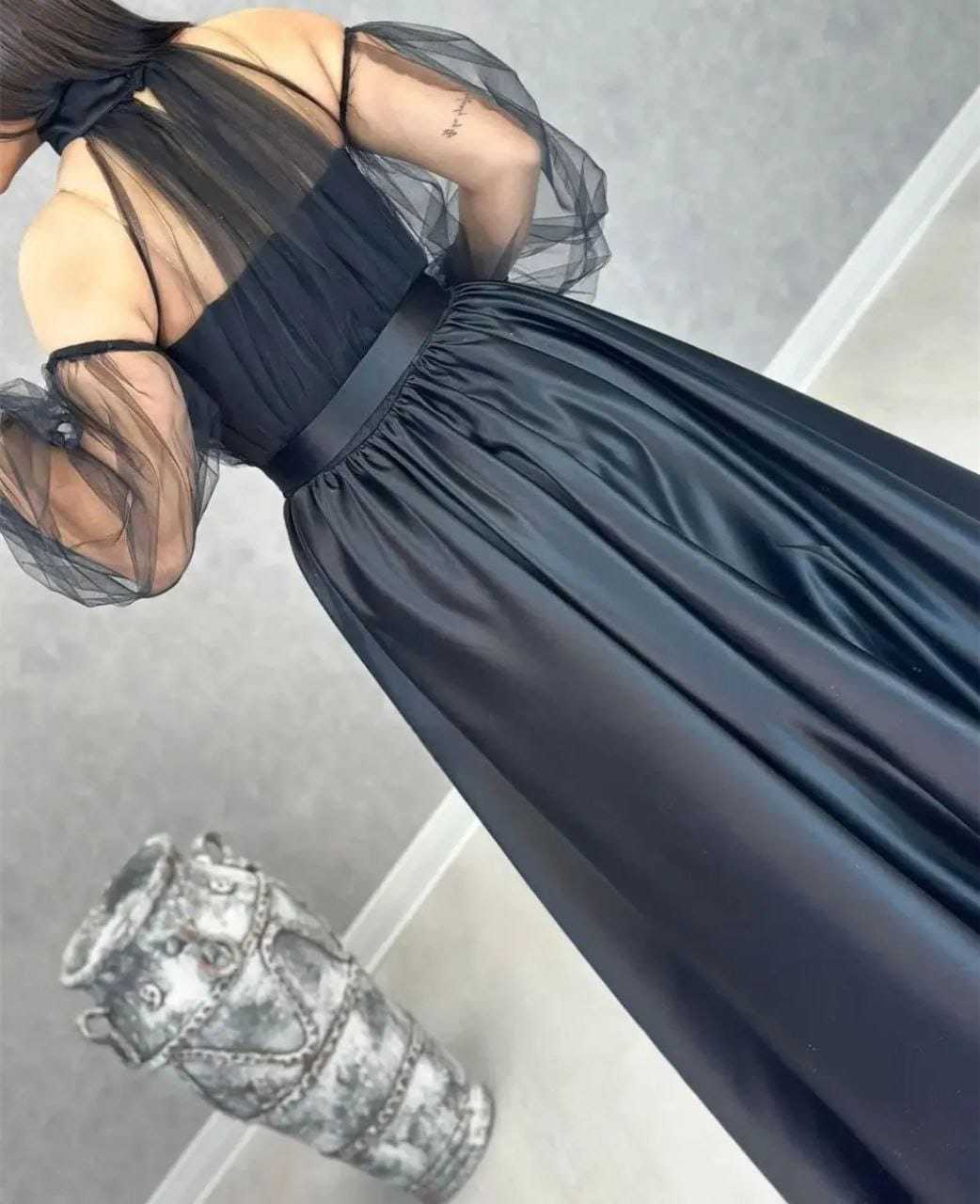 Ynf Satin RIN157 2148 Gowns Plus Size Collections Wholesale Party Gowns Net Gowns Satin Gowns Manufacturer- Kapda Export