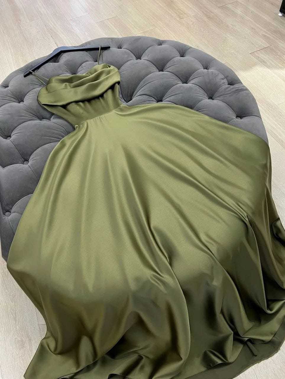 Ynf Satin RIN157 2152 Gowns Plus Size Collections Wholesale Party Gowns Designer Gowns Satin Gowns Manufacturer- Kapda Export