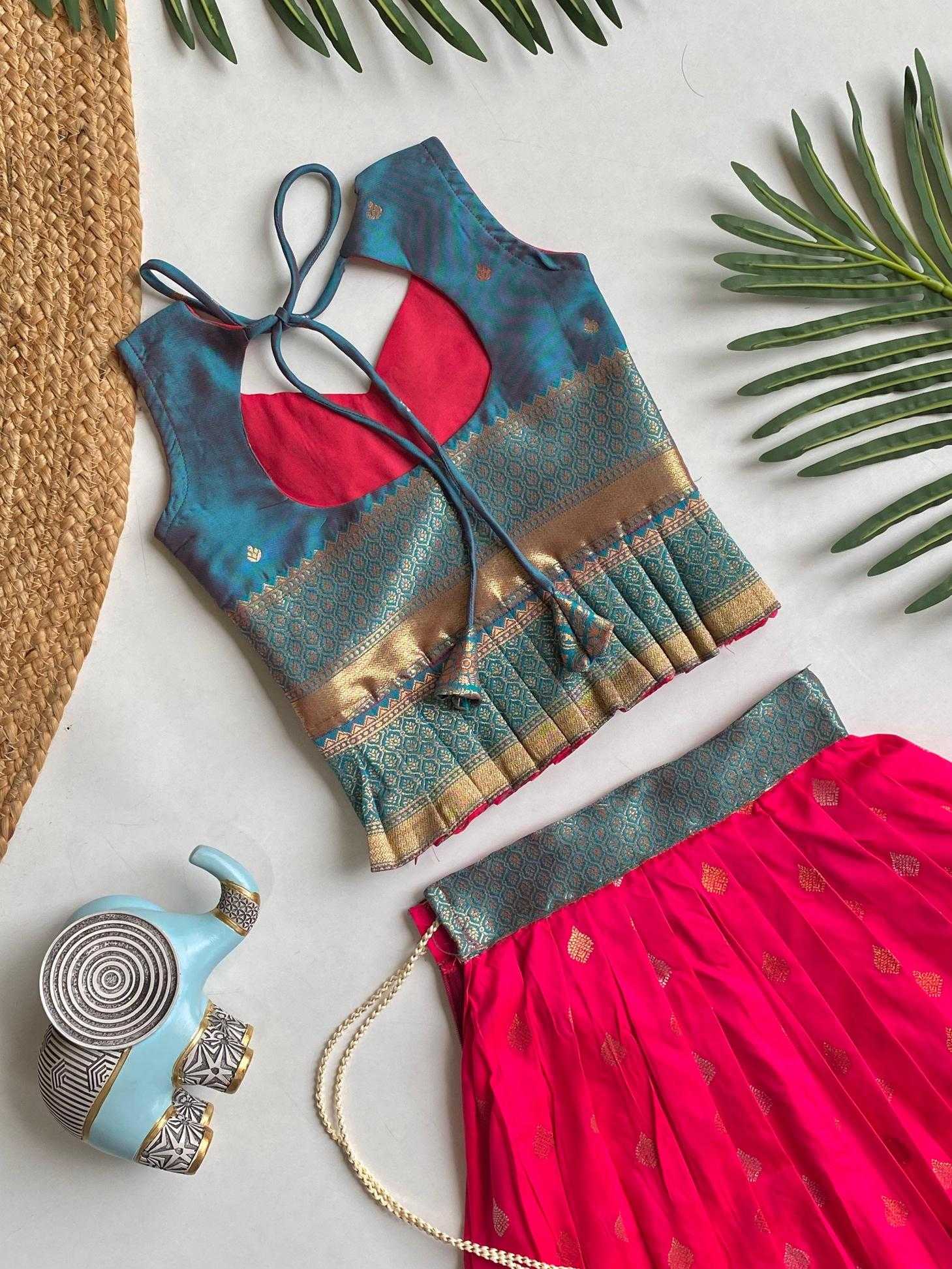 Ynf Silk KESH249 K Amisha Kids Wear Wholesale Kids Lehenga Kids Lehenga Choli Baby Girl Lehenga Manufacturer- Kapda Export