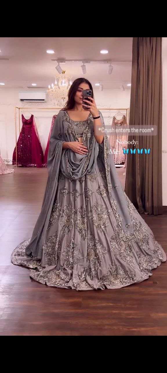 Ynf Silk KESH508 1061 Lehengas Wholesale Fancy Lehenga Printed Lehenga White Lehenga Manufacturer- Kapda Export