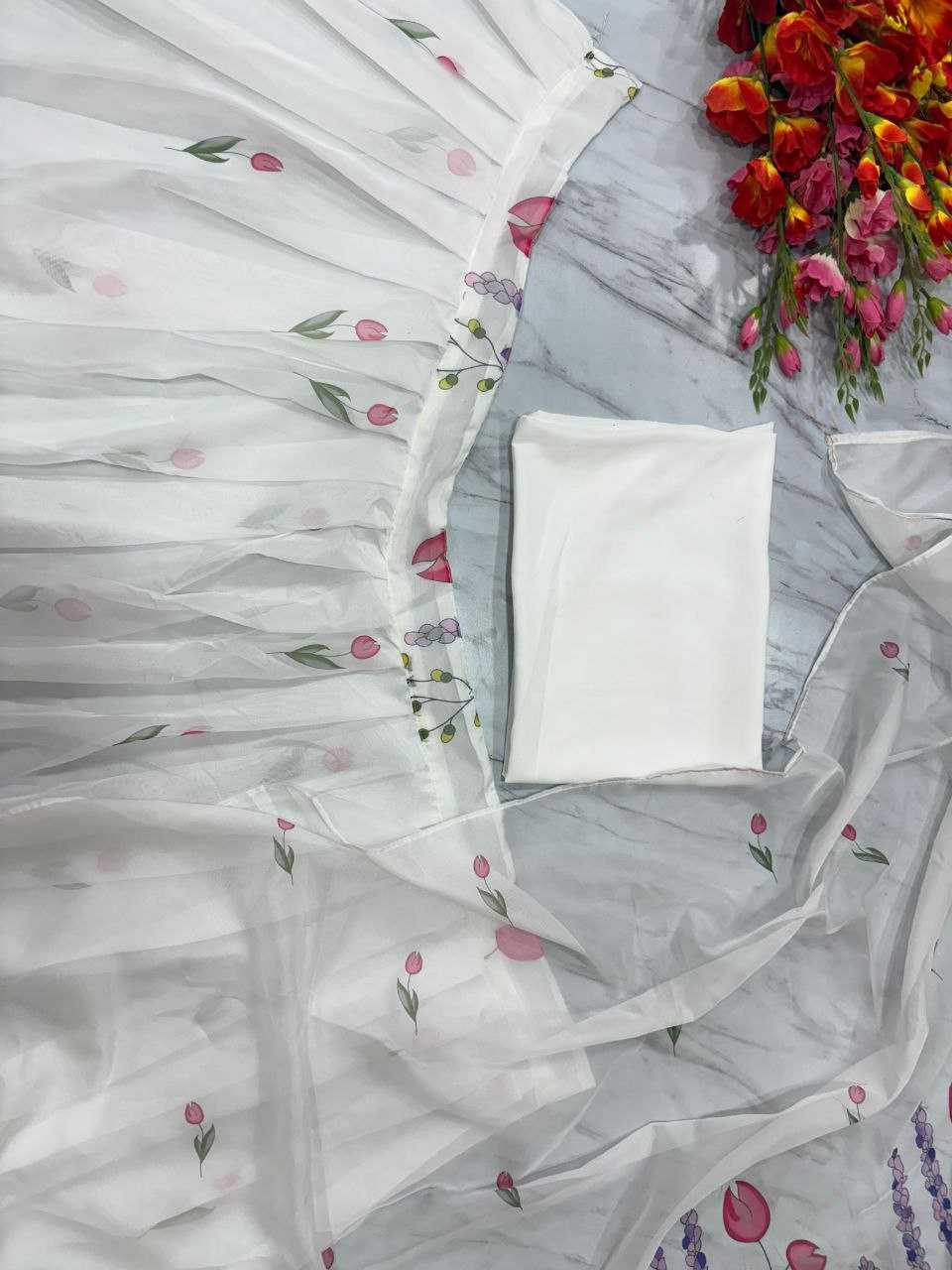 Ynf Silk KESH508 1061 Lehengas Wholesale Fancy Lehenga Printed Lehenga White Lehenga Manufacturer- Kapda Export