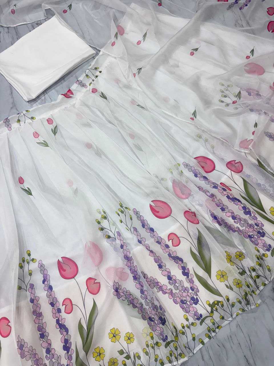 Ynf Silk KESH508 1061 Lehengas Wholesale Fancy Lehenga Printed Lehenga White Lehenga Manufacturer- Kapda Export