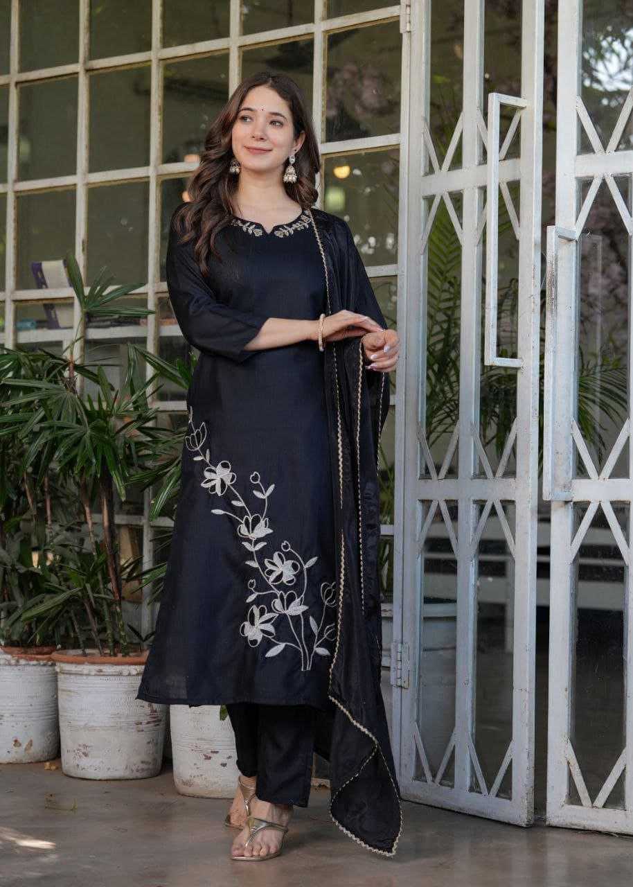Ynf Slub Reyon KESH517 H3 Suits & Dresses Wedding Collections Festive Collections Wholesale Party wear suits Designer Suits Black Salwar Suit Manufacturer- Kapda Export
