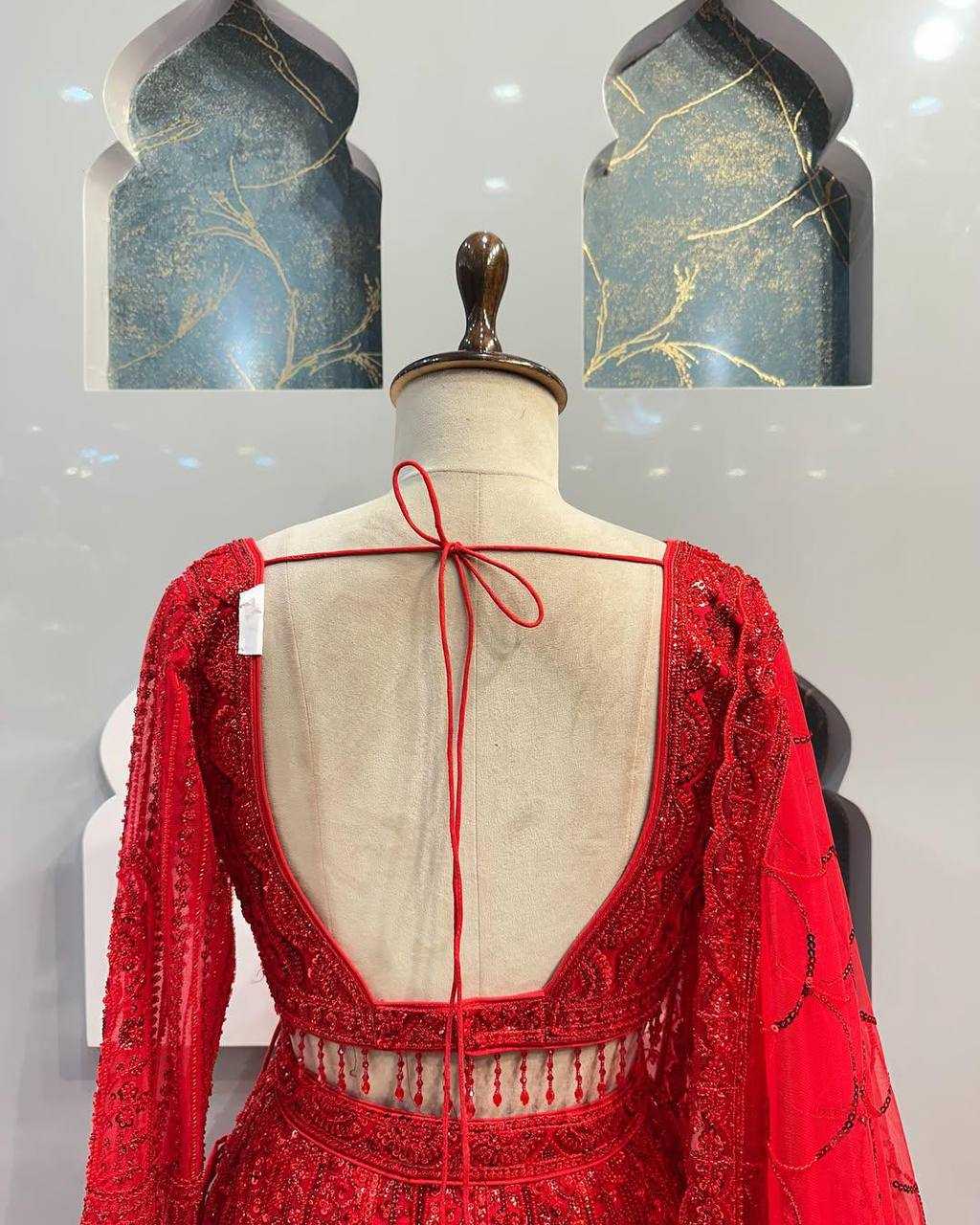 Ynf Soft Net KESH512 1770 Lehengas Wedding Collections Festive Collections Wholesale Net Fancy Lehenga Lehenga With Blouse Red Lehenga Manufacturer- Kapda Export