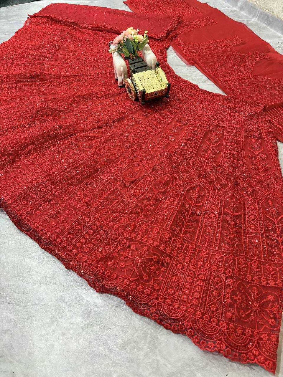 Ynf Soft Net KESH512 1770 Lehengas Wedding Collections Festive Collections Wholesale Net Fancy Lehenga Lehenga With Blouse Red Lehenga Manufacturer- Kapda Export