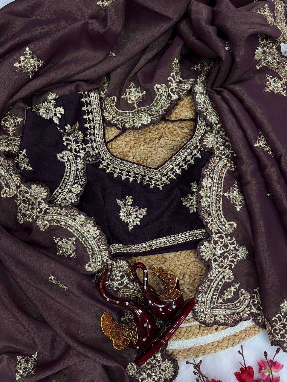 Ynf Soft Silk KESH151 5475 Sarees Bollywood Collections Festive Collections Wholesale Embroidered Sarees Silk Sarees Divyanka Tripathi Manufacturer- Kapda Export