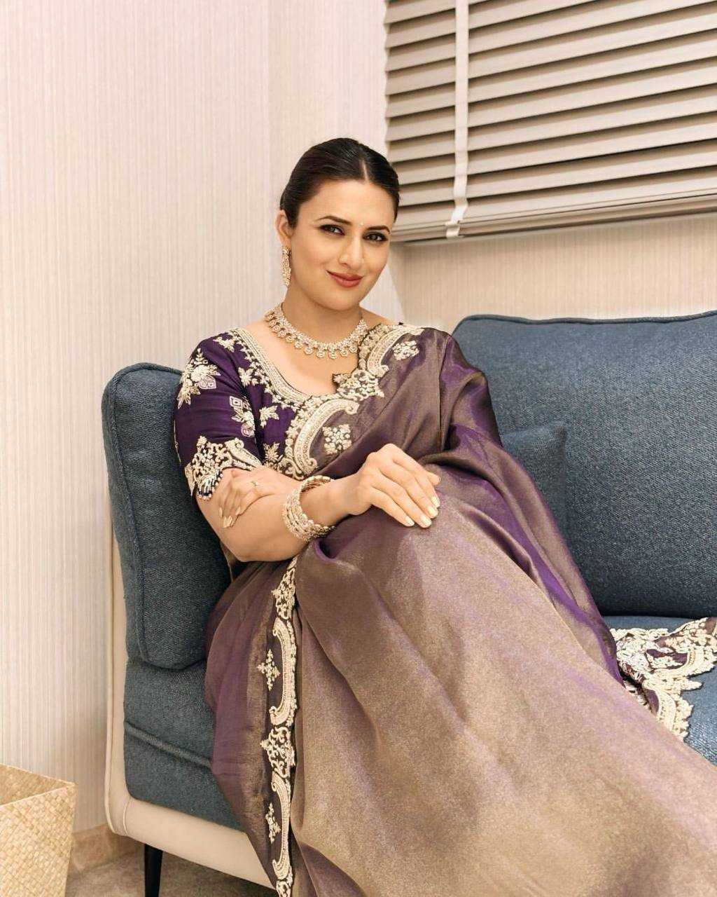 Ynf Soft Silk KESH151 5475 Sarees Bollywood Collections Festive Collections Wholesale Embroidered Sarees Silk Sarees Divyanka Tripathi Manufacturer- Kapda Export