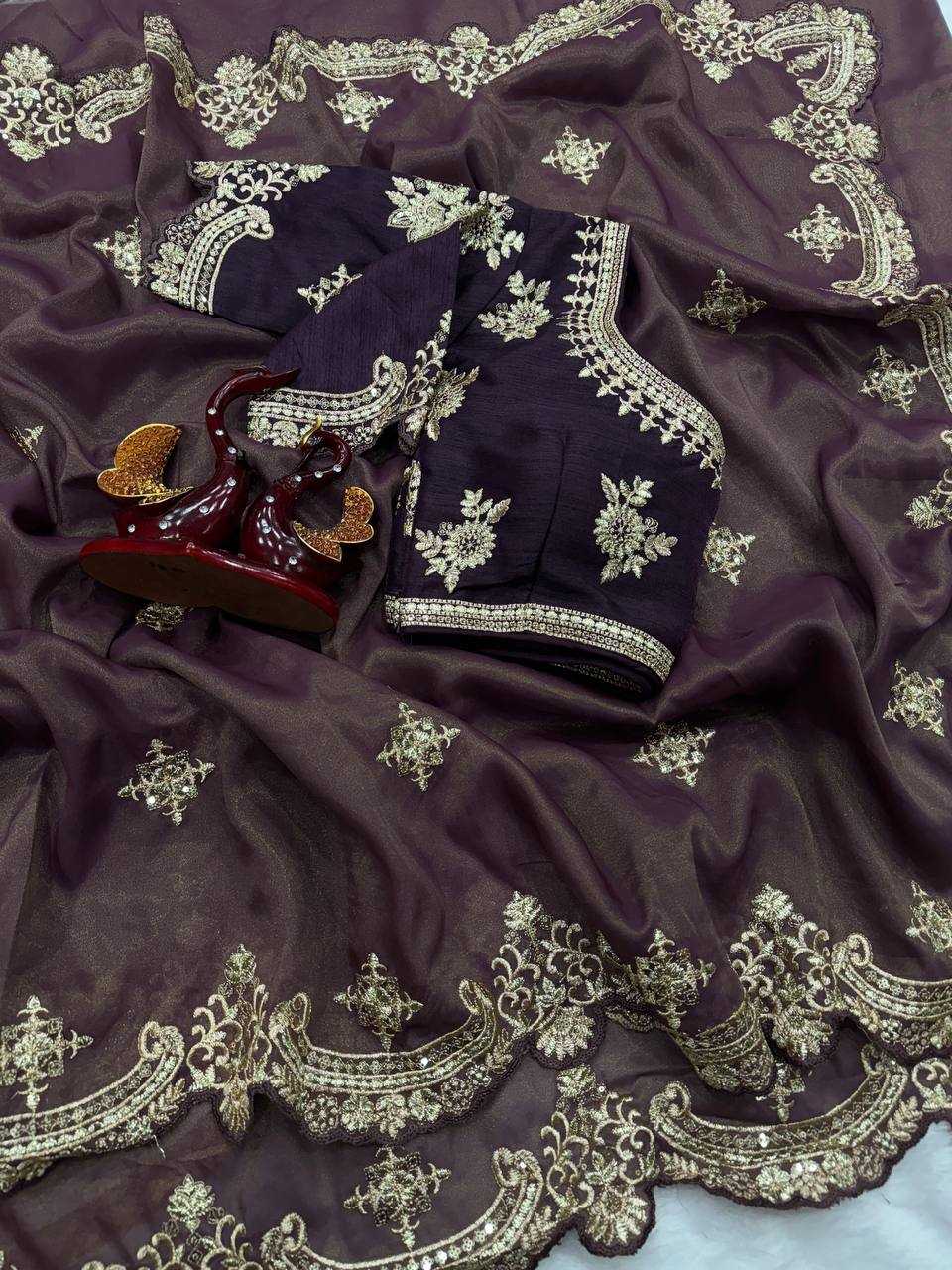 Ynf Soft Silk KESH151 5475 Sarees Bollywood Collections Festive Collections Wholesale Embroidered Sarees Silk Sarees Divyanka Tripathi Manufacturer- Kapda Export