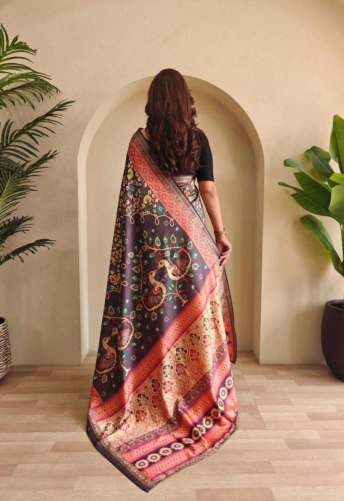 Ynf Soft Silk KESH249 Zalak Silk Sarees Wedding Collections Festive Collections Wholesale Soft Silk Sarees Brocade Sarees Printed Silk Saree Manufacturer- Kapda Export