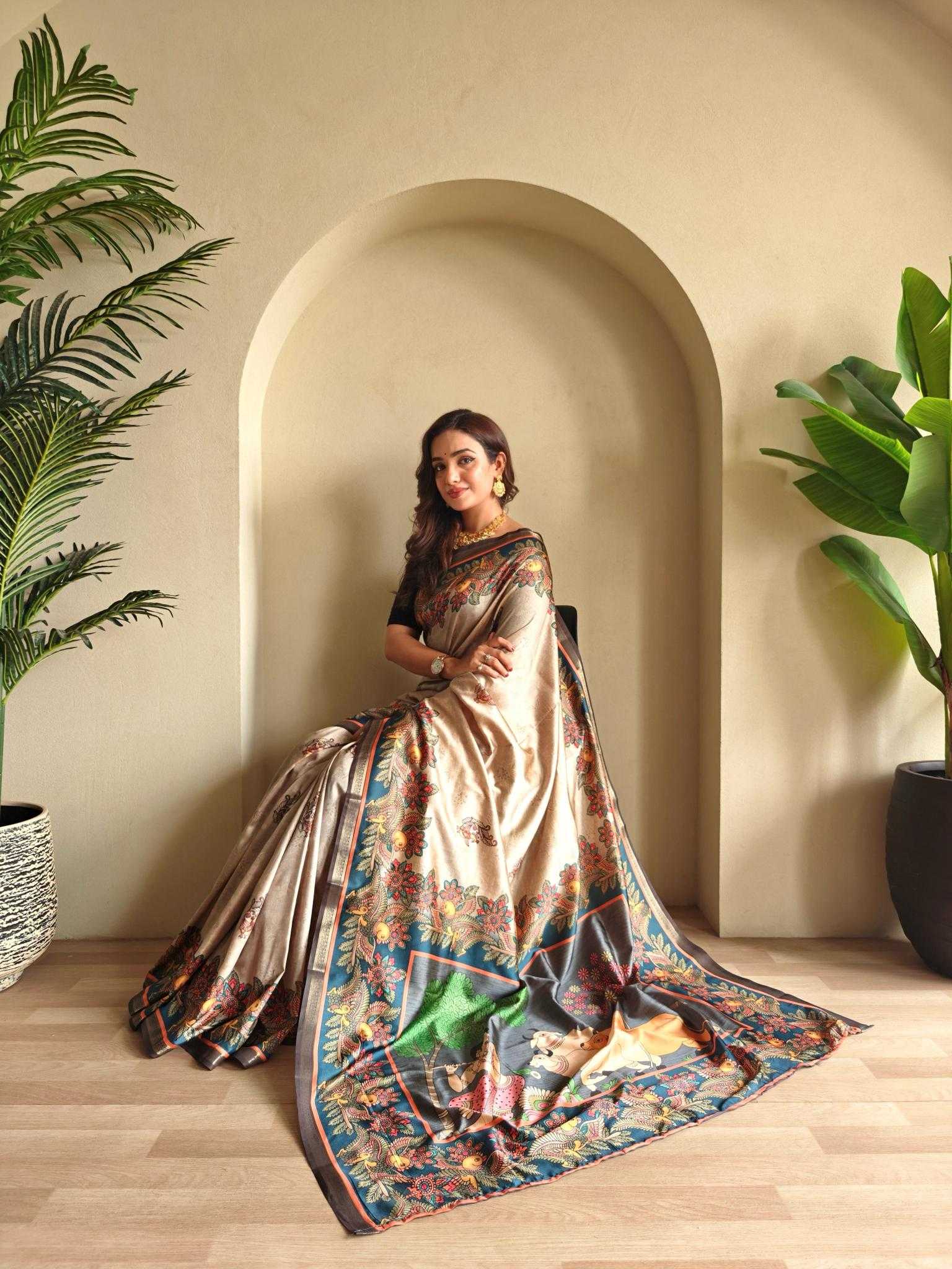 Ynf Soft Silk KESH249 Zalak Silk Sarees Wedding Collections Festive Collections Wholesale Soft Silk Sarees Brocade Sarees Printed Silk Saree Manufacturer- Kapda Export