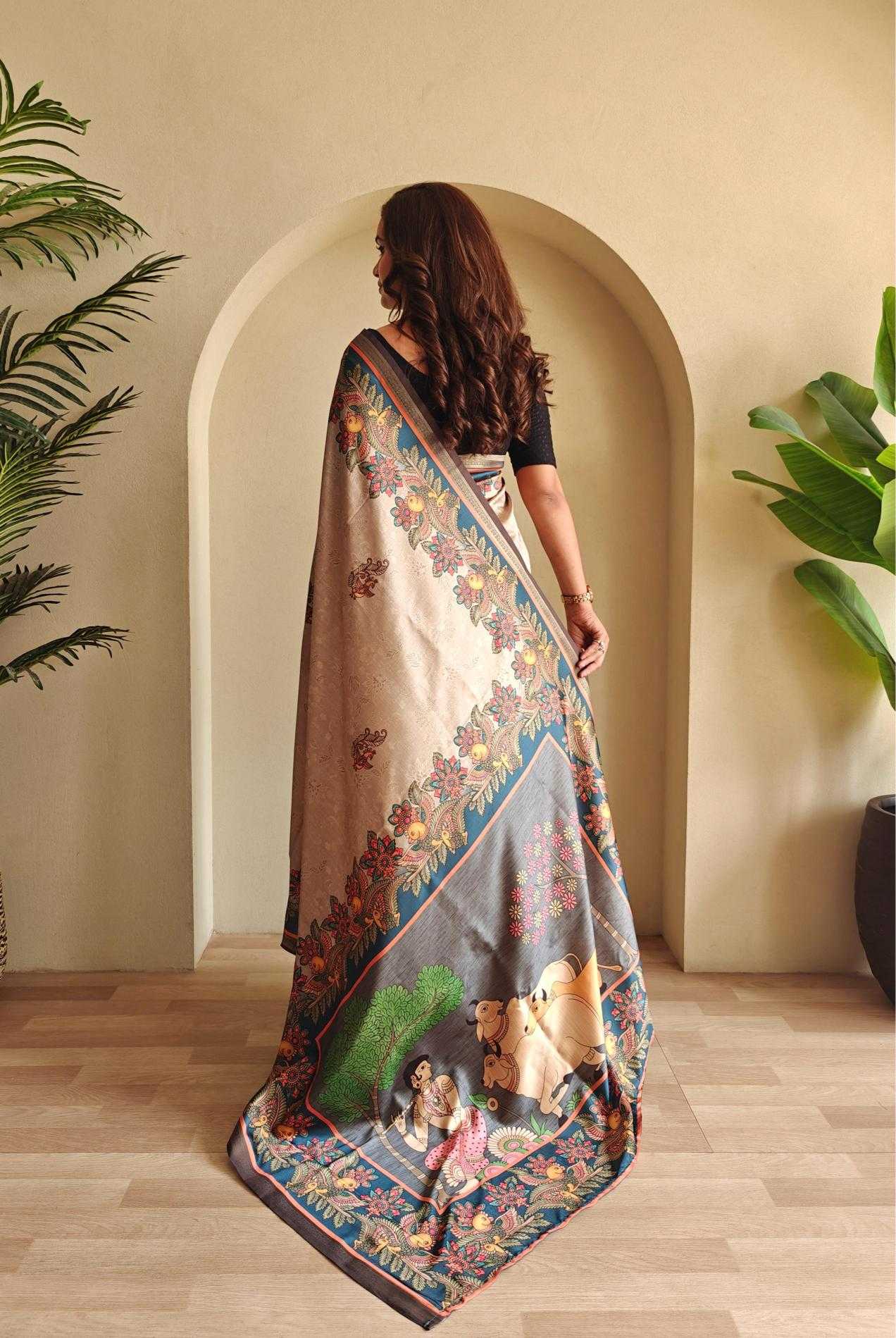 Ynf Soft Silk KESH249 Zalak Silk Sarees Wedding Collections Festive Collections Wholesale Soft Silk Sarees Brocade Sarees Printed Silk Saree Manufacturer- Kapda Export