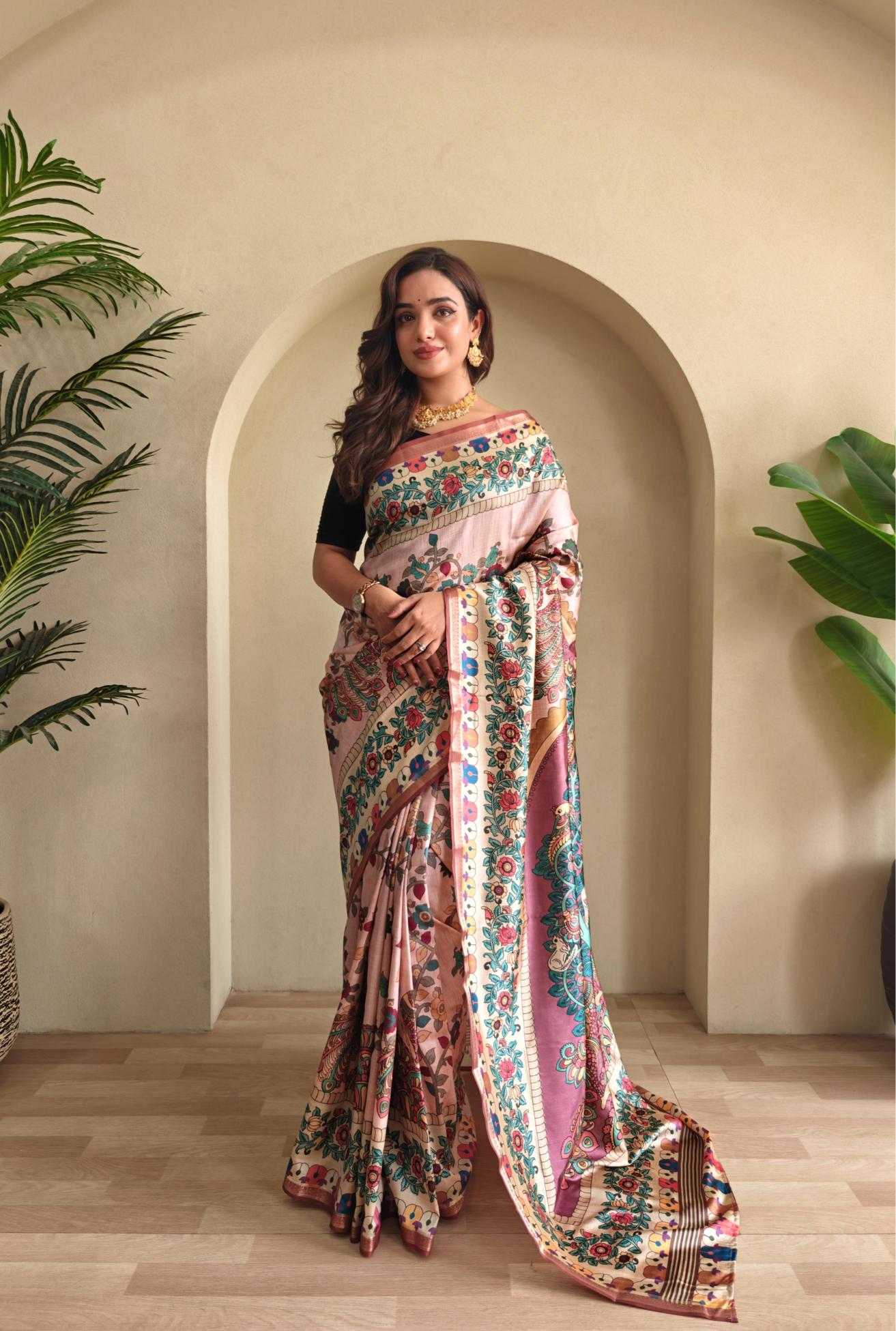 Ynf Soft Silk KESH249 Zalak Silk Sarees Wedding Collections Festive Collections Wholesale Soft Silk Sarees Brocade Sarees Printed Silk Saree Manufacturer- Kapda Export