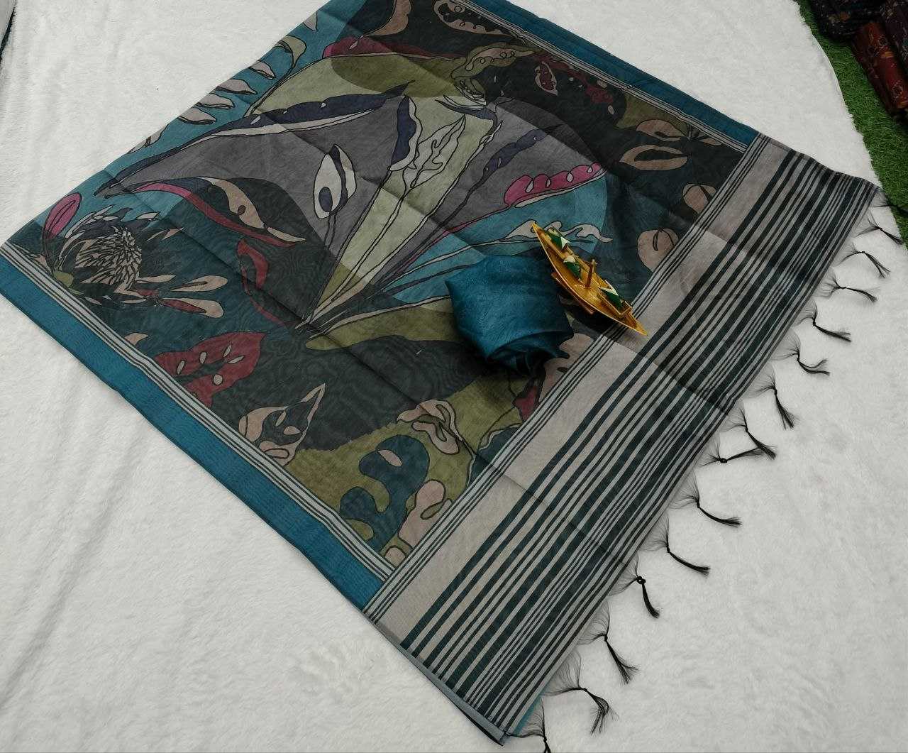 Ynf Soft Silk KESH525 BLACKBERRY RAW SILK VOl-2 Silk Sarees Wholesale Raw Silk Sarees Manufacturer- Kapda Export