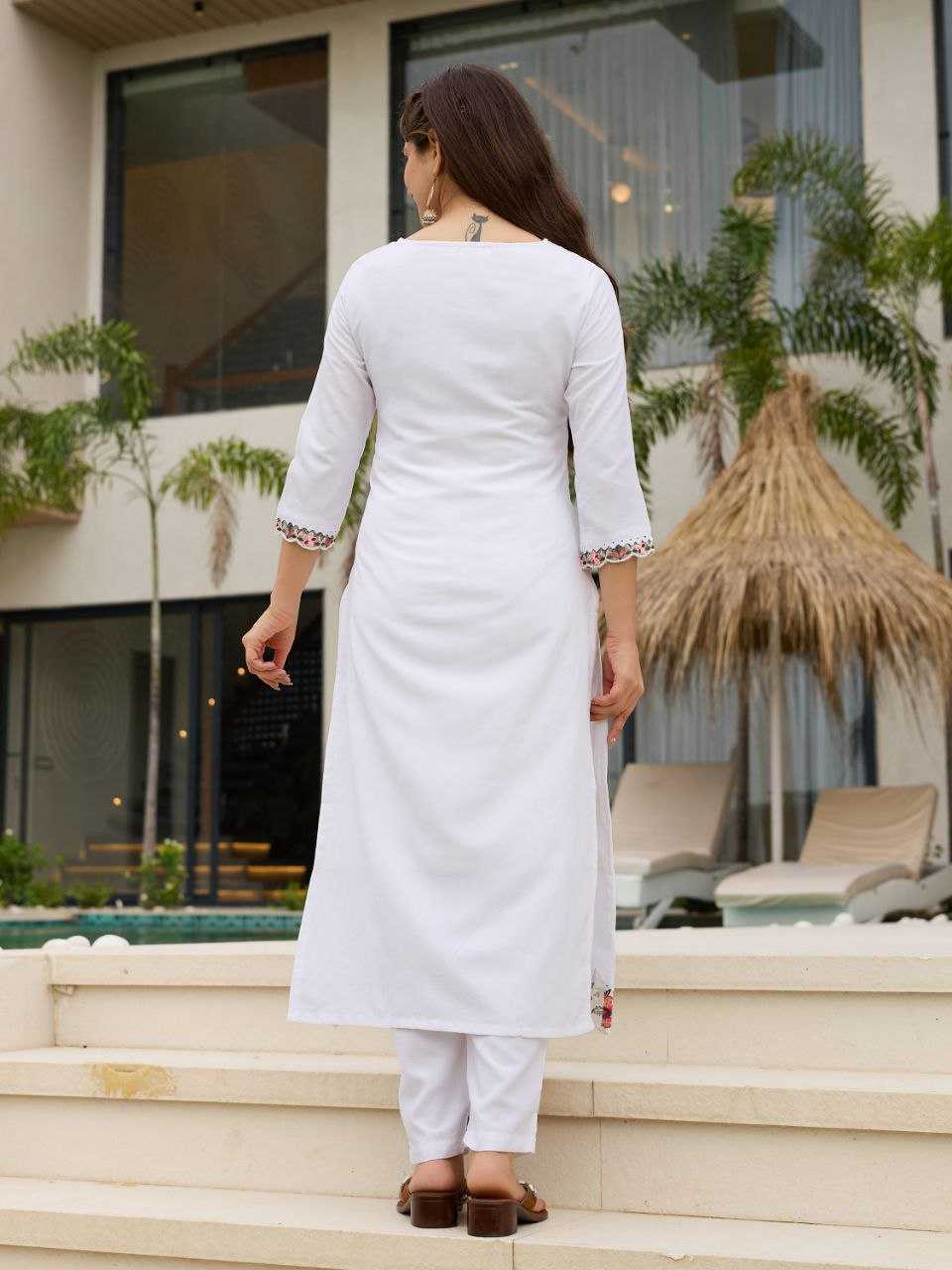 Ynf Viscose Rayon KESH529 ZOYA Suits & Dresses Wedding Collections Festive Collections Wholesale Embroidered Suits White Salwar Suit Wedding Outfits Manufacturer- Kapda Export