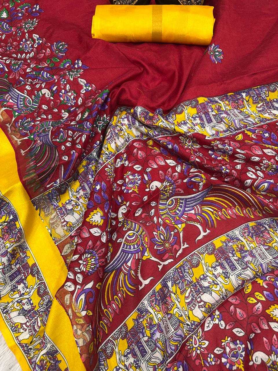 Ynf Banarasi Soft Silk KESH572 798 Silk Sarees Wholesale Banarasi Silk Sarees Pattu Sarees Kalamkari Silk Sarees Manufacturer- Kapda Export