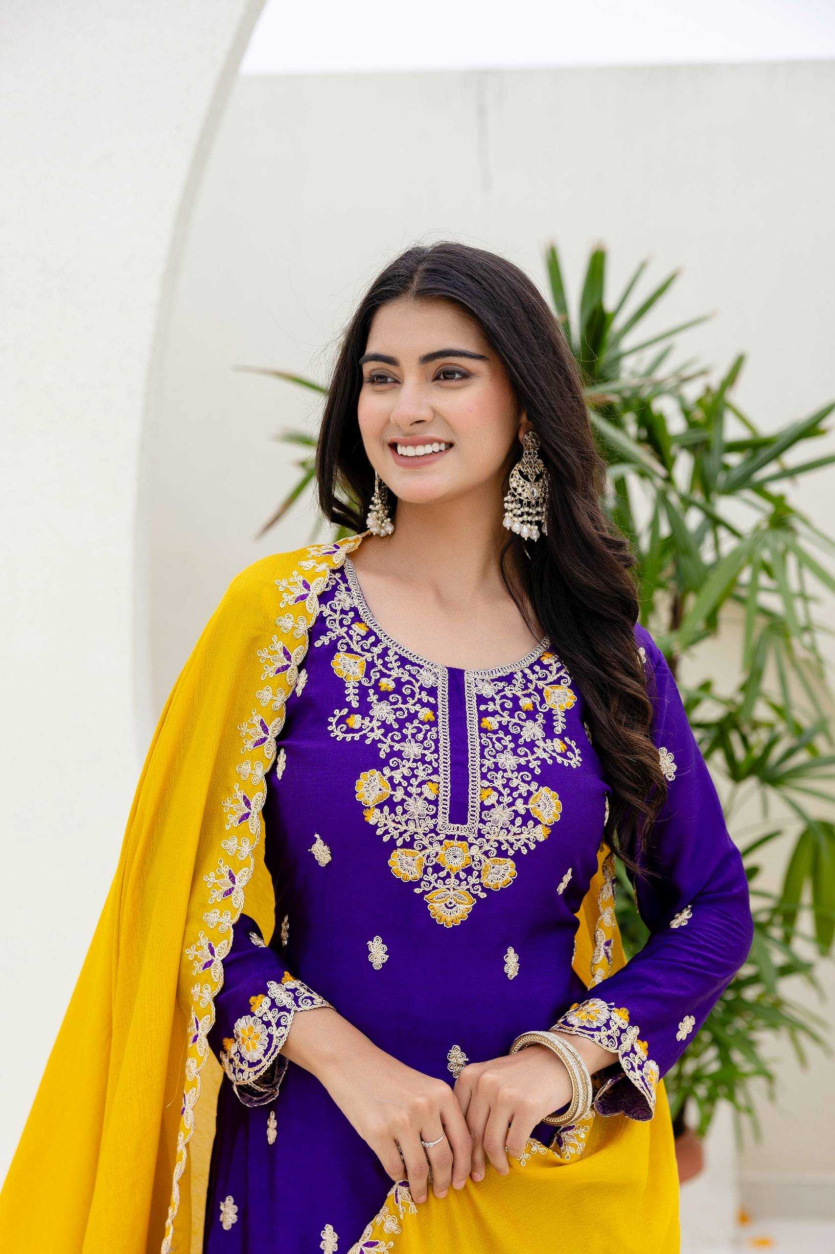 Ynf Chinon RIN197 5014 Suits & Dresses Wholesale Party wear suits Bridal Suits Designer Suits Manufacturer- Kapda Export