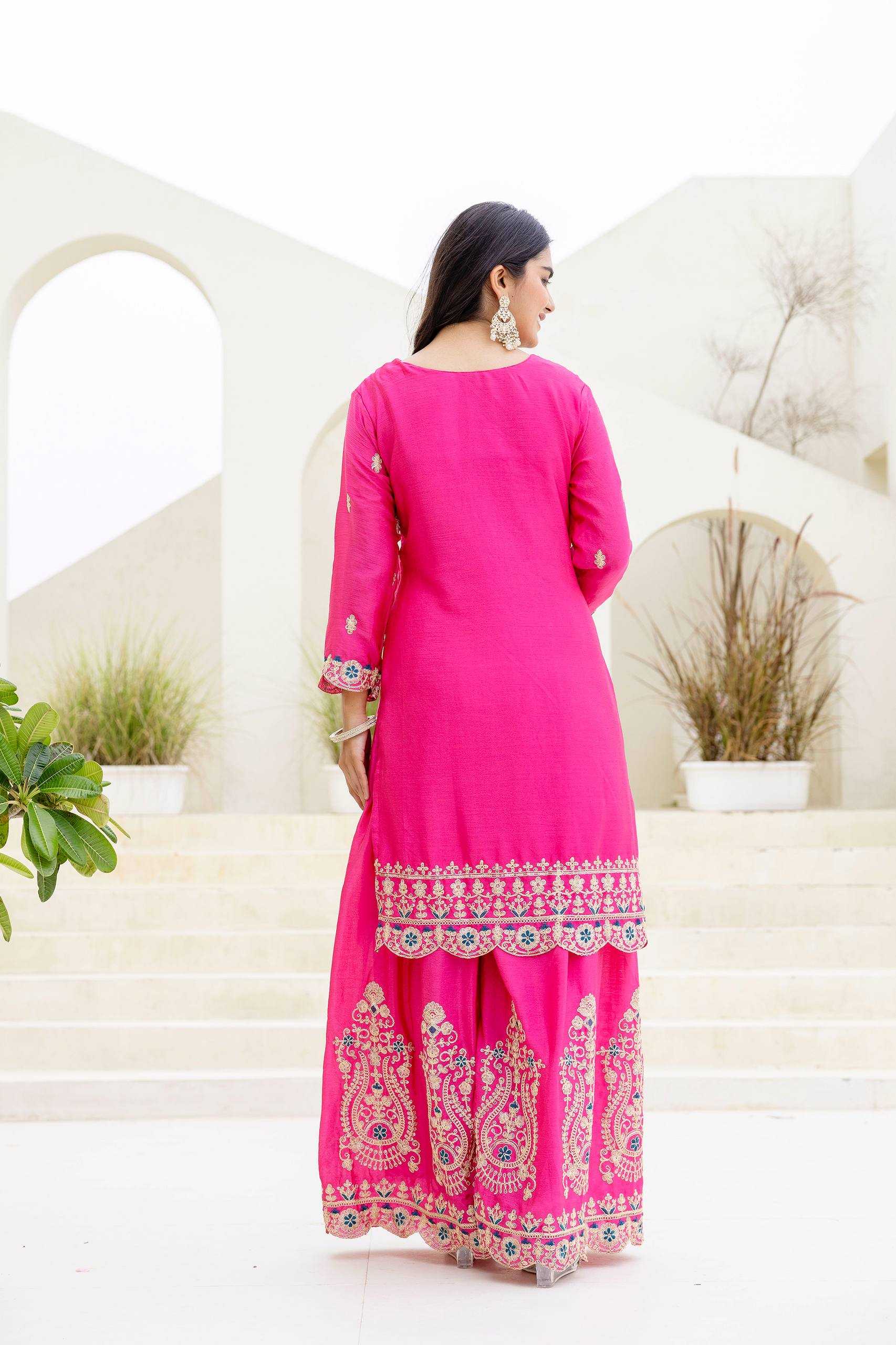 Ynf Chinon RIN197 5014 Suits & Dresses Wholesale Party wear suits Bridal Suits Designer Suits Manufacturer- Kapda Export