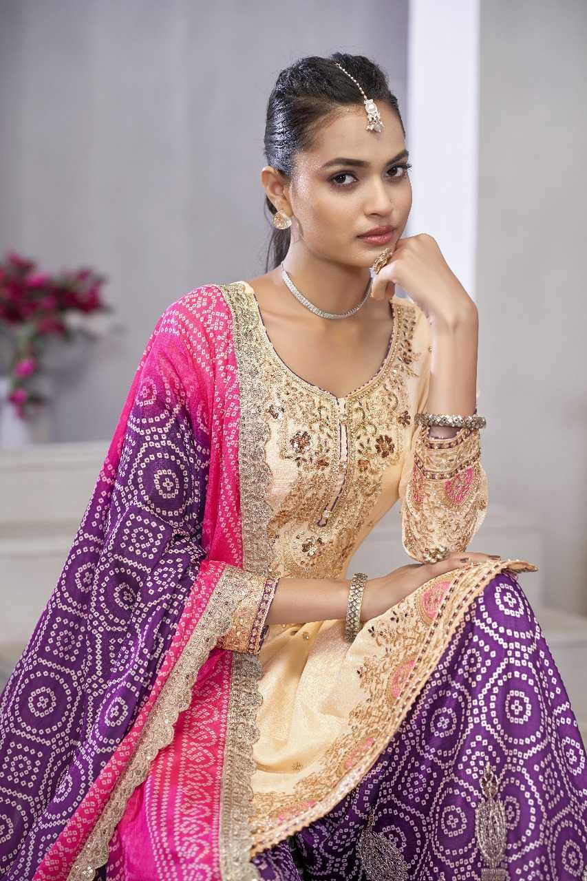 Ynf Chinon RIN197 5031 Suits & Dresses Wholesale Party wear suits Bridal Suits Designer Suits Manufacturer- Kapda Export