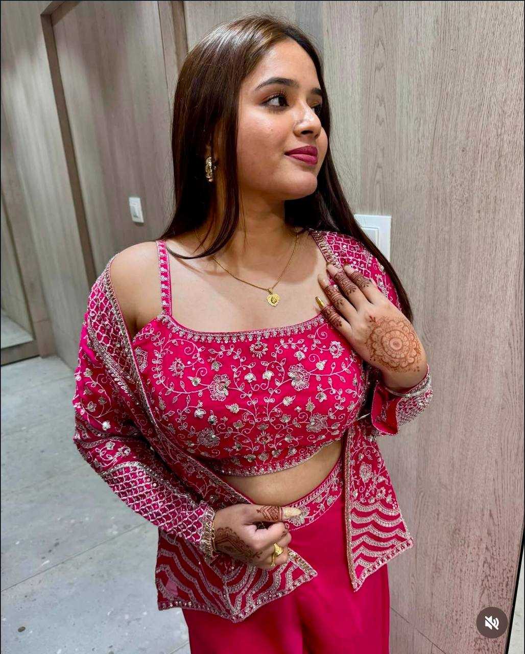 Ynf Chinon Silk KESH558 13 Kurti Wholesale Festive Kurtis Embroidered Kurtis Kurti With Jacket Manufacturer- Kapda Export