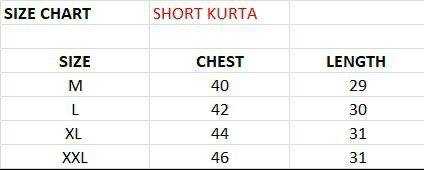 Ynf Cotton Mens Wear Wholesale Mens Kurtas Casual Wear Men Short Kurta Manufacturer- Kapda Export