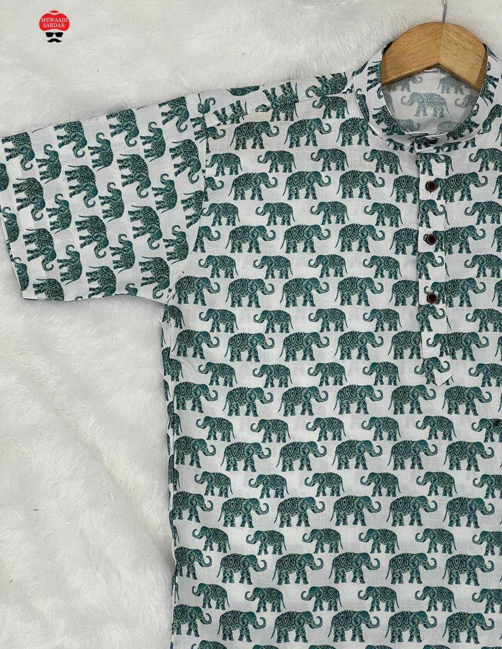 Ynf Cotton RIN125 B-Desi Mens Wear Wholesale Mens Kurtas Casual Wear Men Short Kurta Manufacturer- Kapda Export