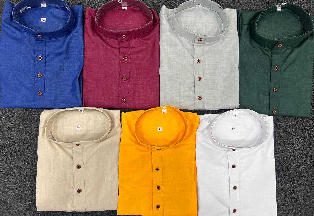 Ynf Cotton RIN125 *Tradition 2.0 Mens Wear Wholesale Mens Kurtas Men Short Kurta Manufacturer- Kapda Export