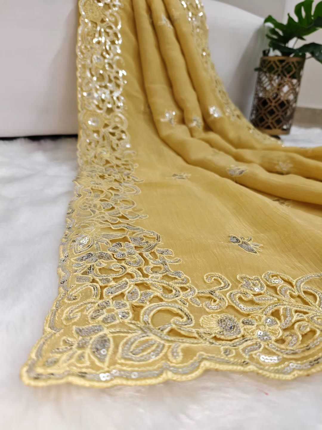 Ynf Crush Silk RIN164 occasions Silk Sarees Wedding Collections Wholesale Soft Silk Sarees Yellow Silk Sarees Haldi Outfits Manufacturer- Kapda Export