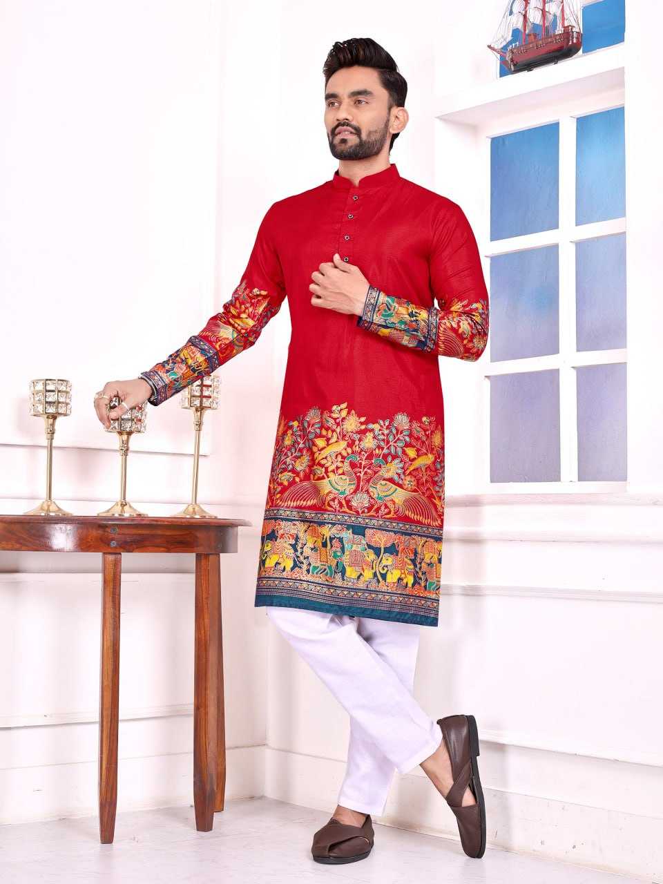 Ynf Dola Silk RIN131 LOVE BIRDS 02 Couple Wear Wholesale Couple Matching Ethnic Outfits Festive Matching Couple Dresses Party Wear Couple Ethnic Collection Manufacturer- Kapda Export