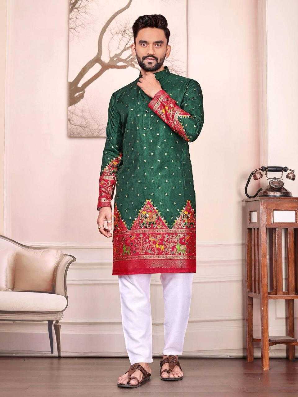 Ynf Dola Silk RIN131 SWEET HEART Couple Wear Wholesale Couple Matching Ethnic Outfits Festive Matching Couple Dresses Party Wear Couple Ethnic Collection Manufacturer- Kapda Export