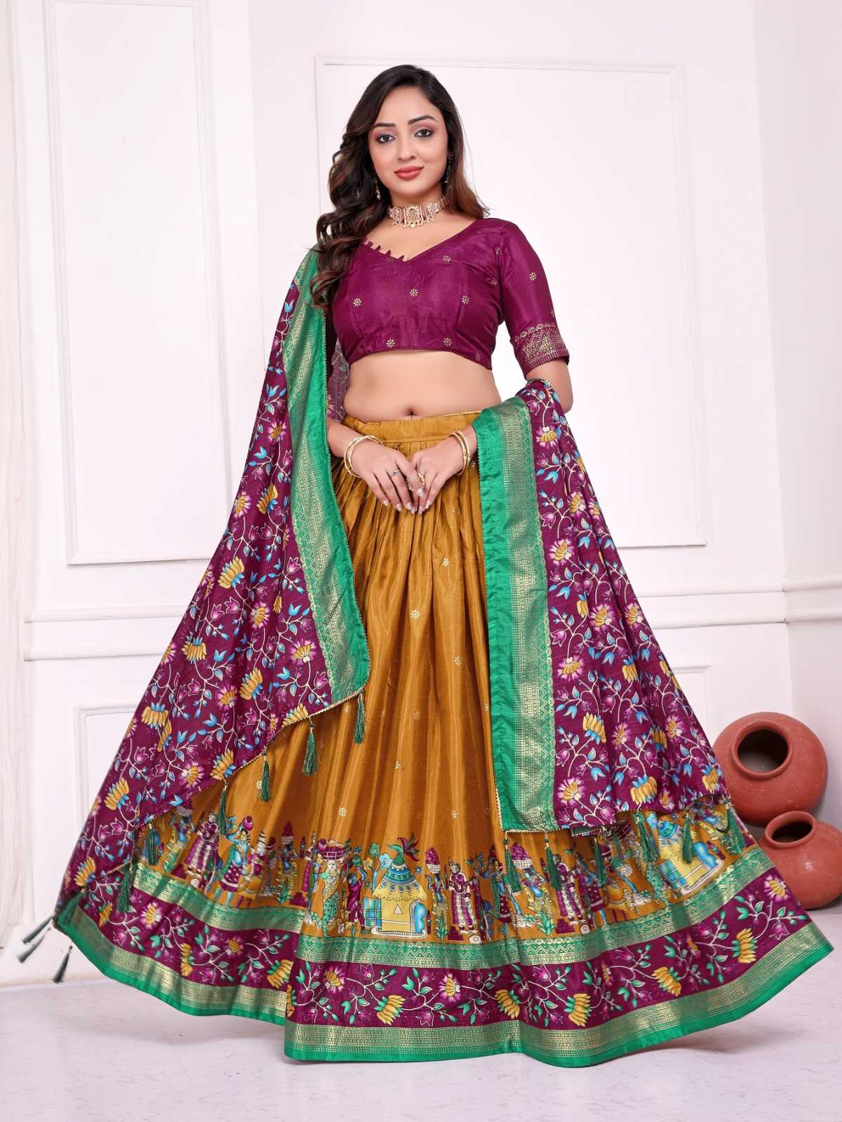 Ynf Dola Silk RIN183 SWEET HEART-2 Couple Wear Wholesale Couple Matching Ethnic Outfits Festive Matching Couple Dresses Party Wear Couple Ethnic Collection Manufacturer- Kapda Export