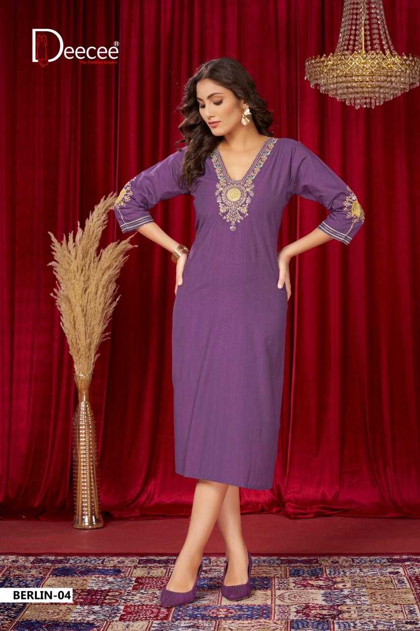 Ynf Fancy RIN190 DEECEE BERLIN Setwise Collections Wholesale Kurtis Catalogs Manufacturer- Kapda Export