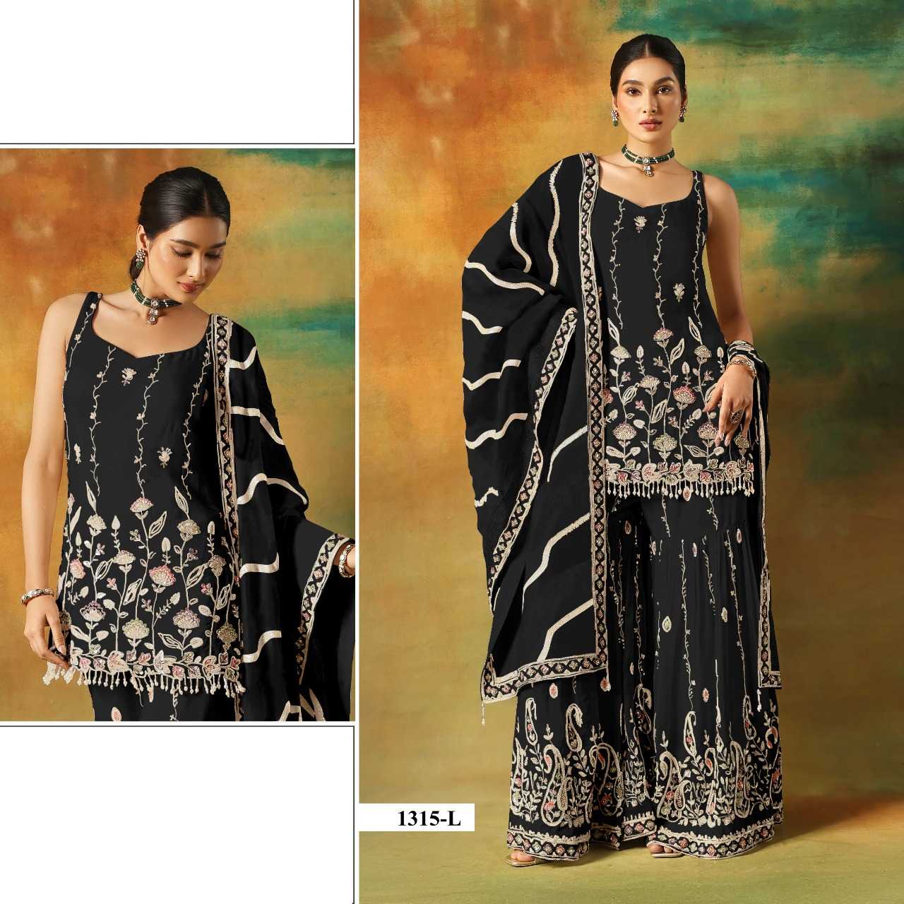 Ynf Faux Georgette RIN197 5023 Suits & Dresses Wholesale Party wear suits Bridal Suits Designer Suits Manufacturer- Kapda Export