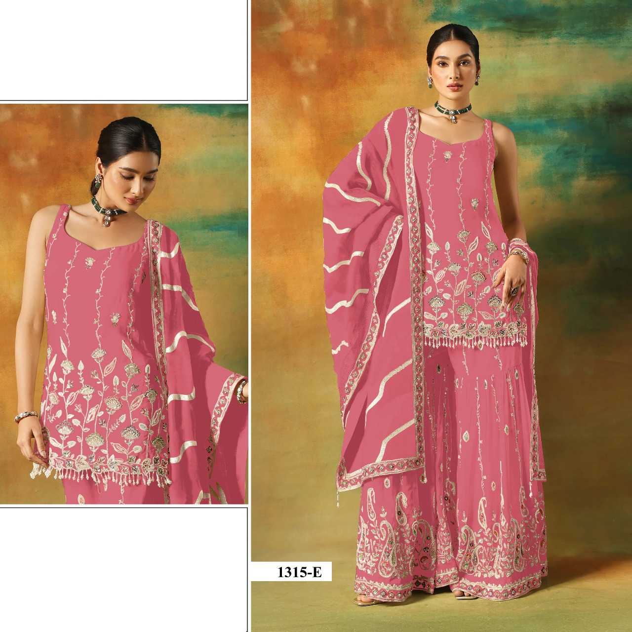 Ynf Faux Georgette RIN197 5023 Suits & Dresses Wholesale Party wear suits Bridal Suits Designer Suits Manufacturer- Kapda Export