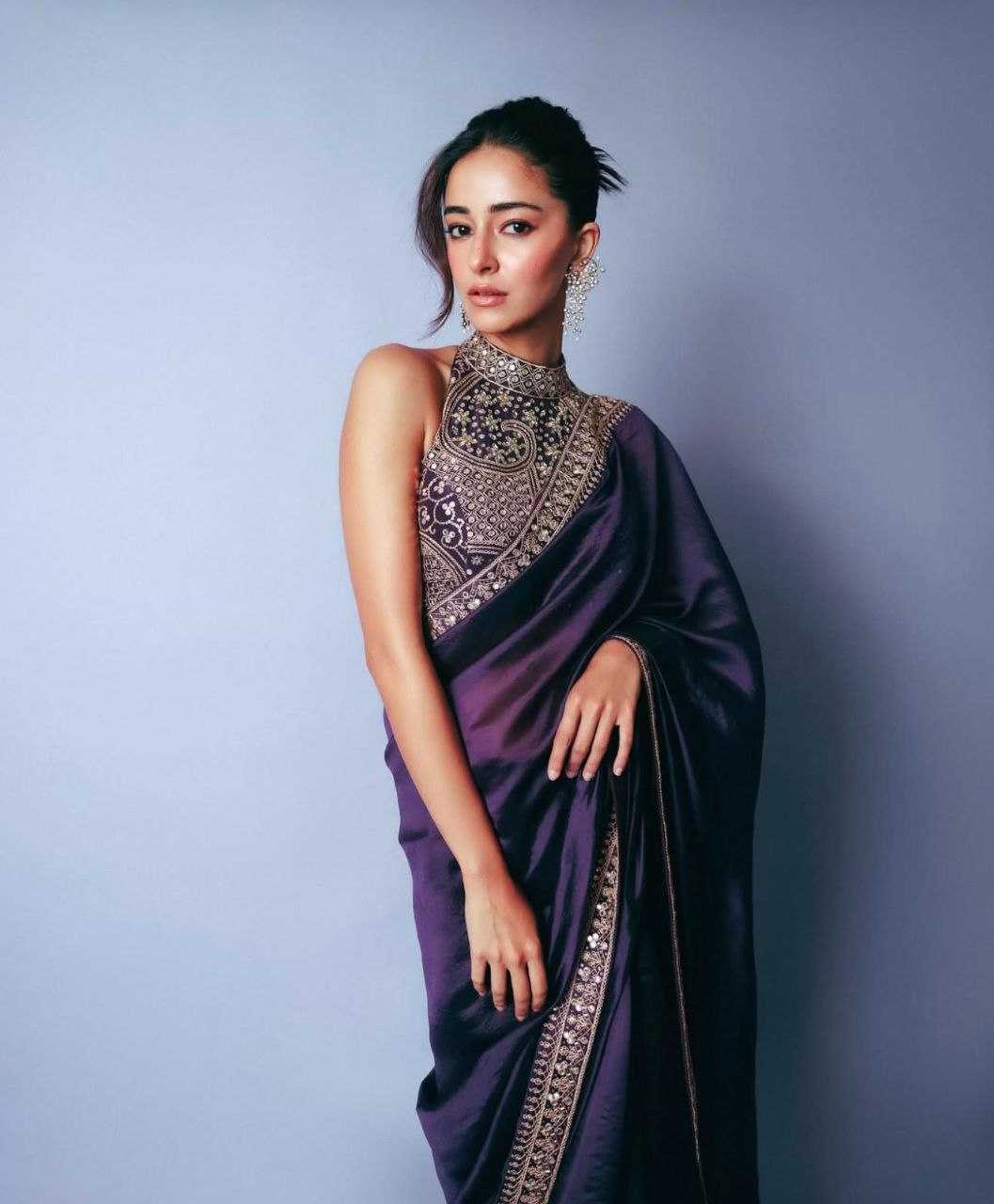 Ynf FENDY KESH588 524 Sarees Bollywood Collections Wholesale Party Wear Sarees Fancy Sarees Lace Border Sarees Ananya Pandey Sarees Manufacturer- Kapda Export