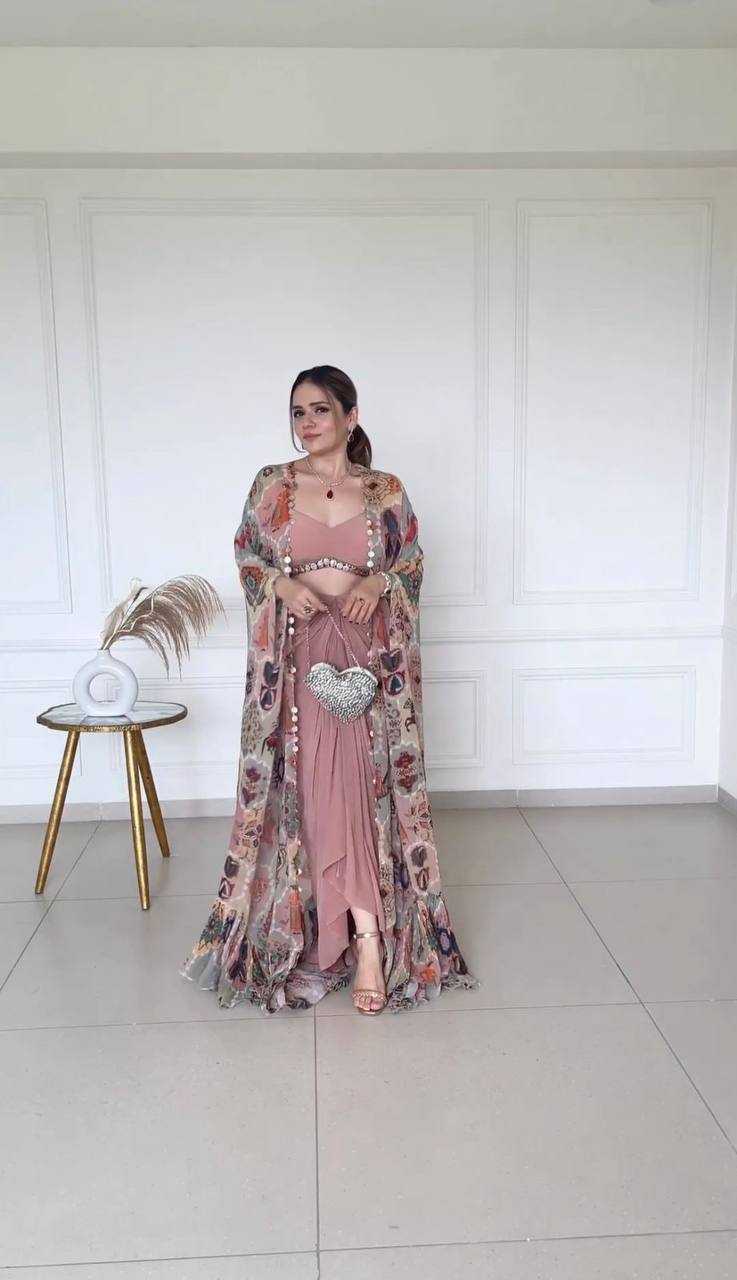 Ynf Fiona Silk RIN110 134 Kurti Wholesale Indo-Western Kurtis Kurti With Jacket Manufacturer- Kapda Export