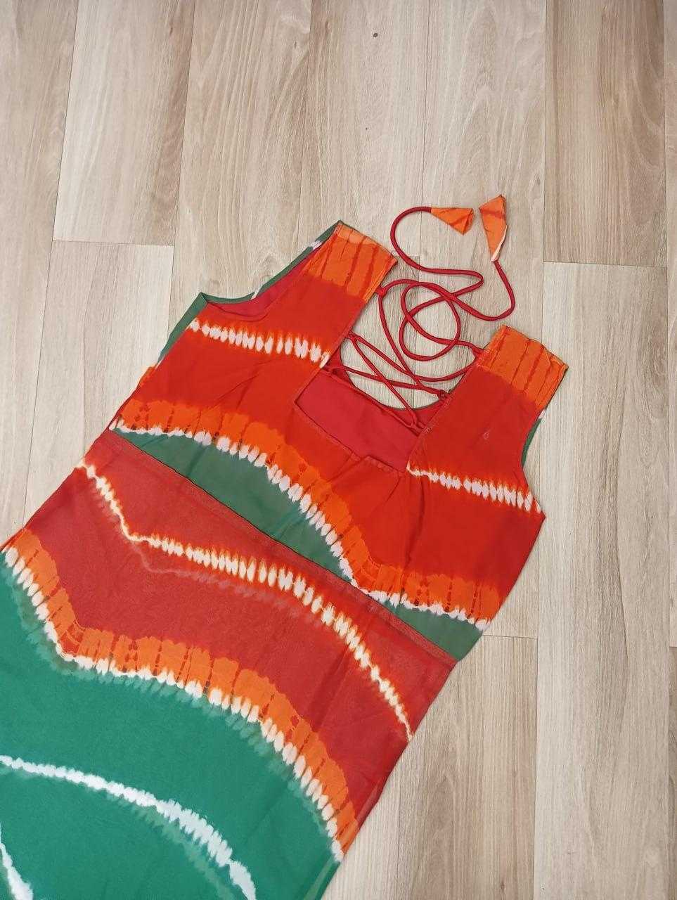 Ynf Georgette KESH491 9267 Kurti Wholesale Ladies Kurti Georgette Kurti Bandhani Kurtis Manufacturer- Kapda Export