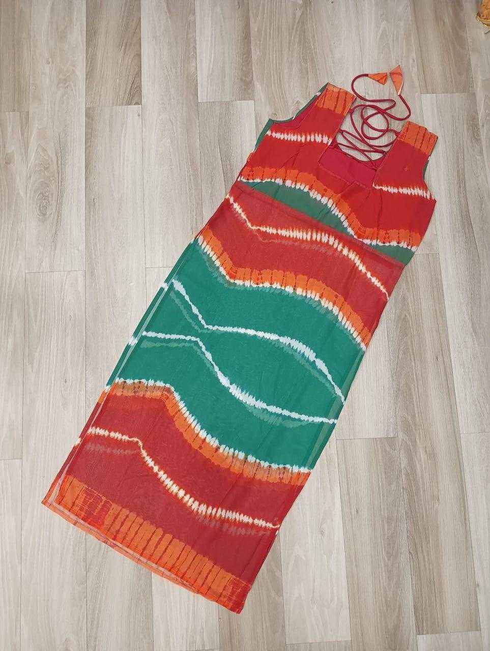 Ynf Georgette KESH491 9267 Kurti Wholesale Ladies Kurti Georgette Kurti Bandhani Kurtis Manufacturer- Kapda Export