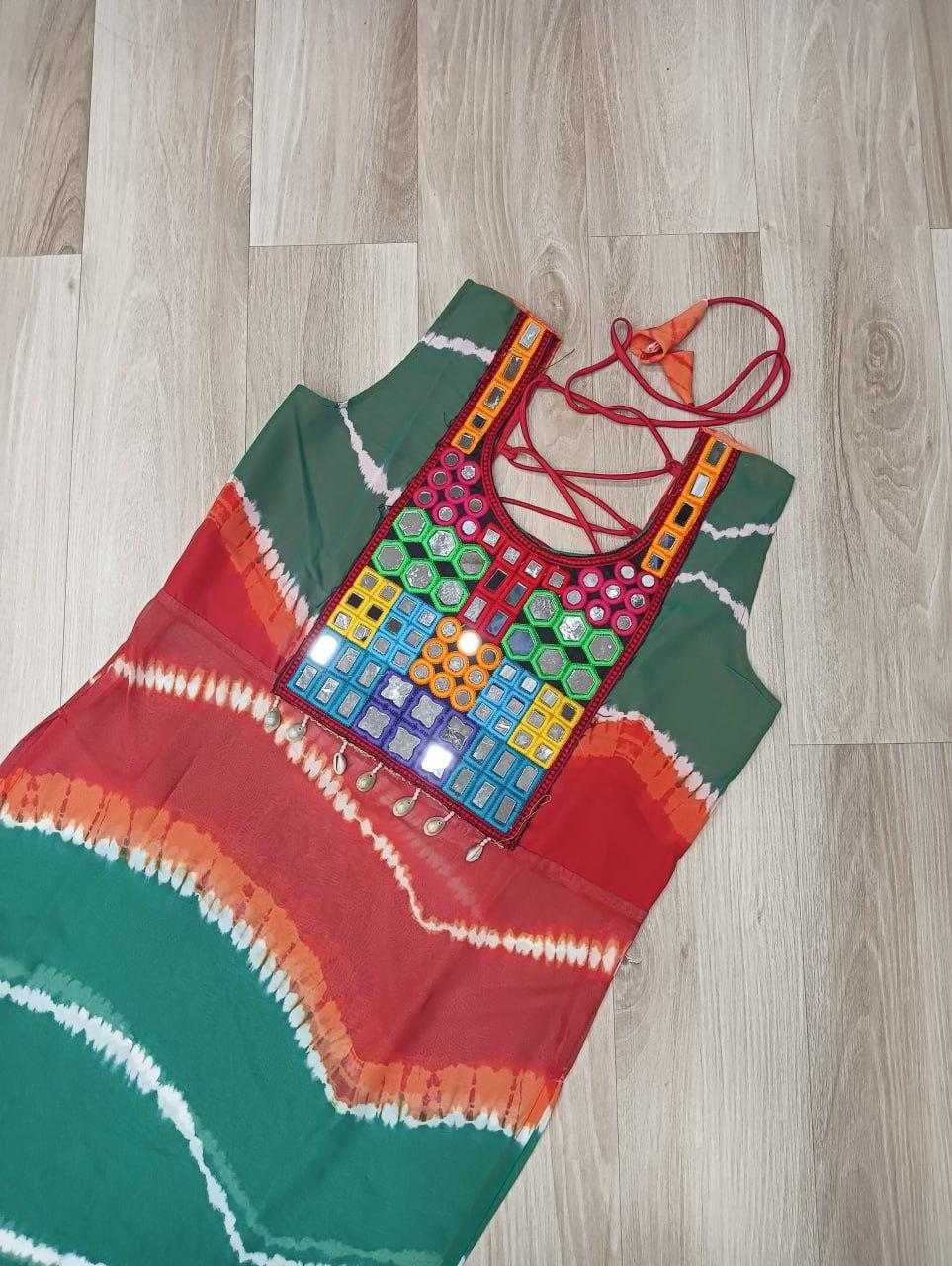 Ynf Georgette KESH491 9267 Kurti Wholesale Ladies Kurti Georgette Kurti Bandhani Kurtis Manufacturer- Kapda Export