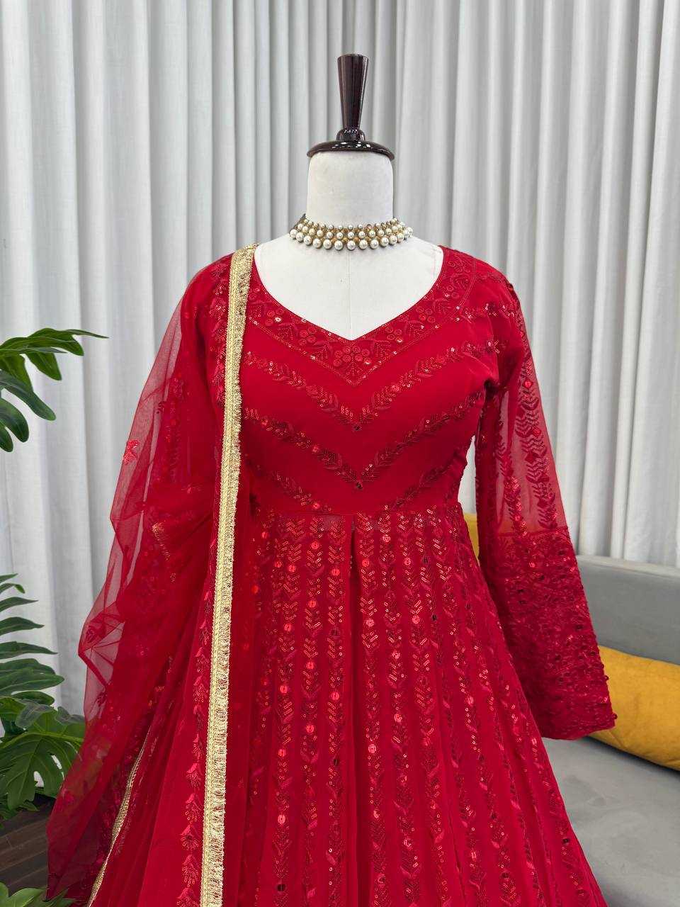 Ynf Georgette RIN162 6453 Lehengas Wholesale Designer Lehenga Designer Lehenga Choli Anarkali Lehenga Manufacturer- Kapda Export
