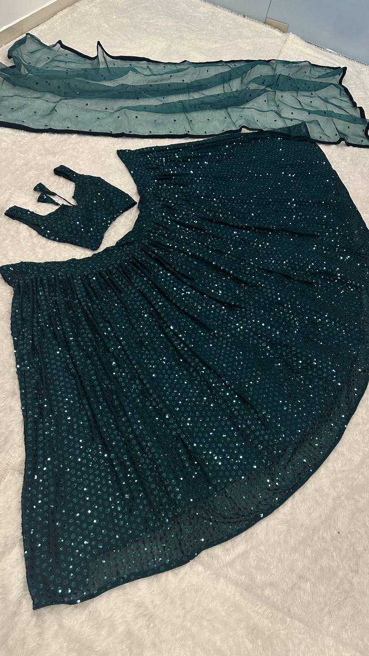 Ynf Georgette RIN213 1062 Lehengas Wholesale Fancy Lehenga Heavy Lehenga Sequins Lehenga Manufacturer- Kapda Export