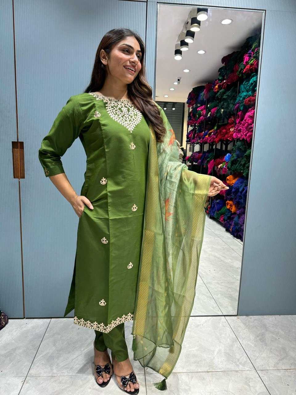 Ynf Heavy Roman Silk KESH601 205 Kurti Wholesale Designer Kurtis Silk Kurtis Gota Patti Kurtis Manufacturer- Kapda Export